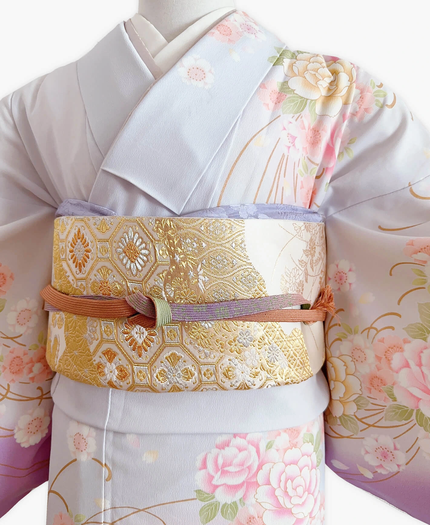 Amethyst Floral Houmongi - Image 3