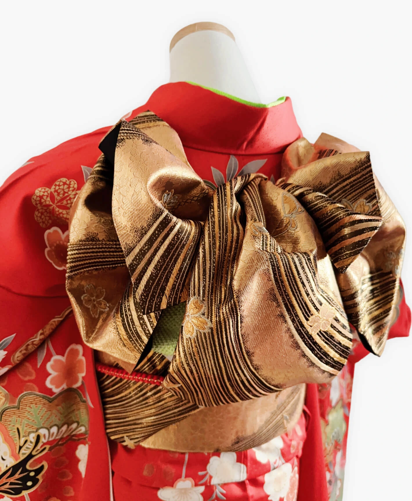 Scarlet Wisteria Butterfly Furisode - Image 4