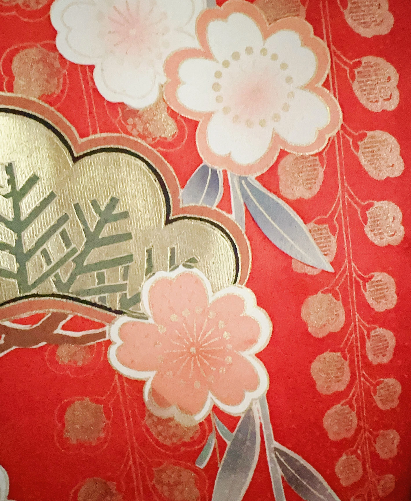 Scarlet Wisteria Butterfly Furisode - Image 7