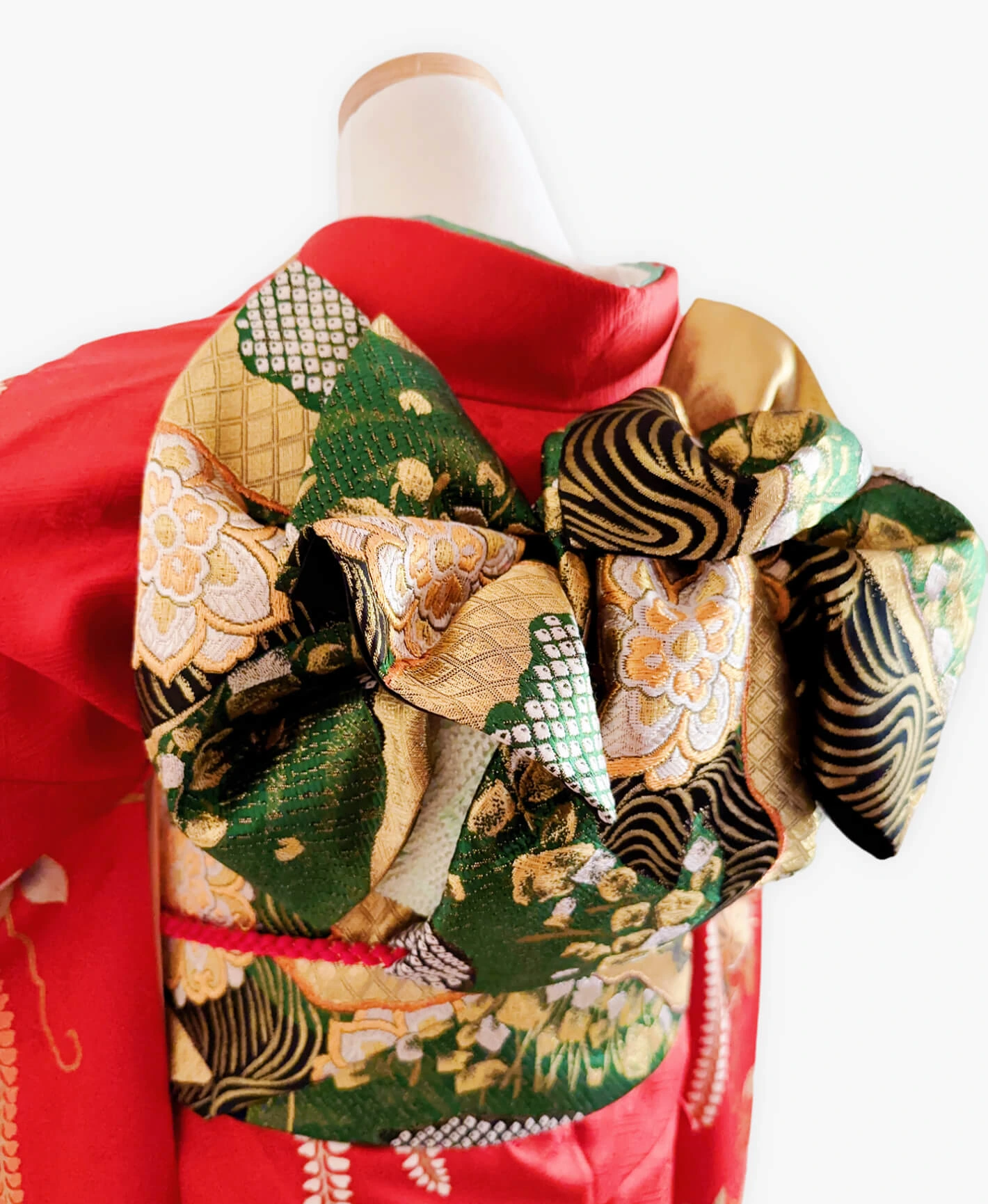 Scarlet Wisteria Butterfly Furisode - Image 4