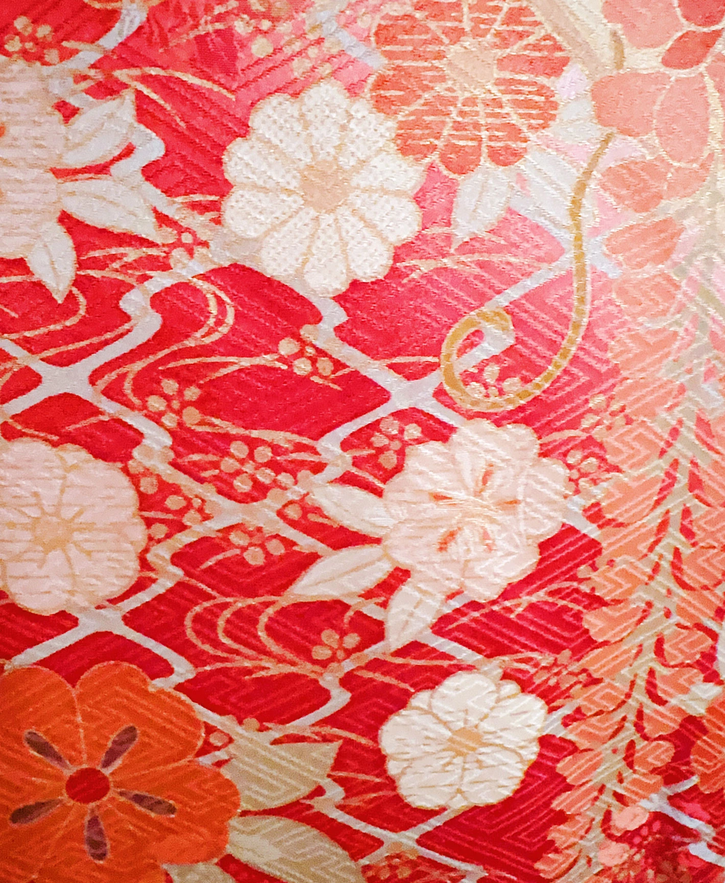 Scarlet Wisteria Butterfly Furisode - Image 8