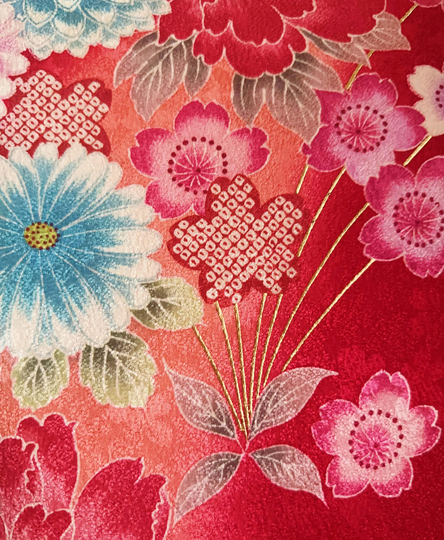 Vermilion Butterfly Furisode - Image 8