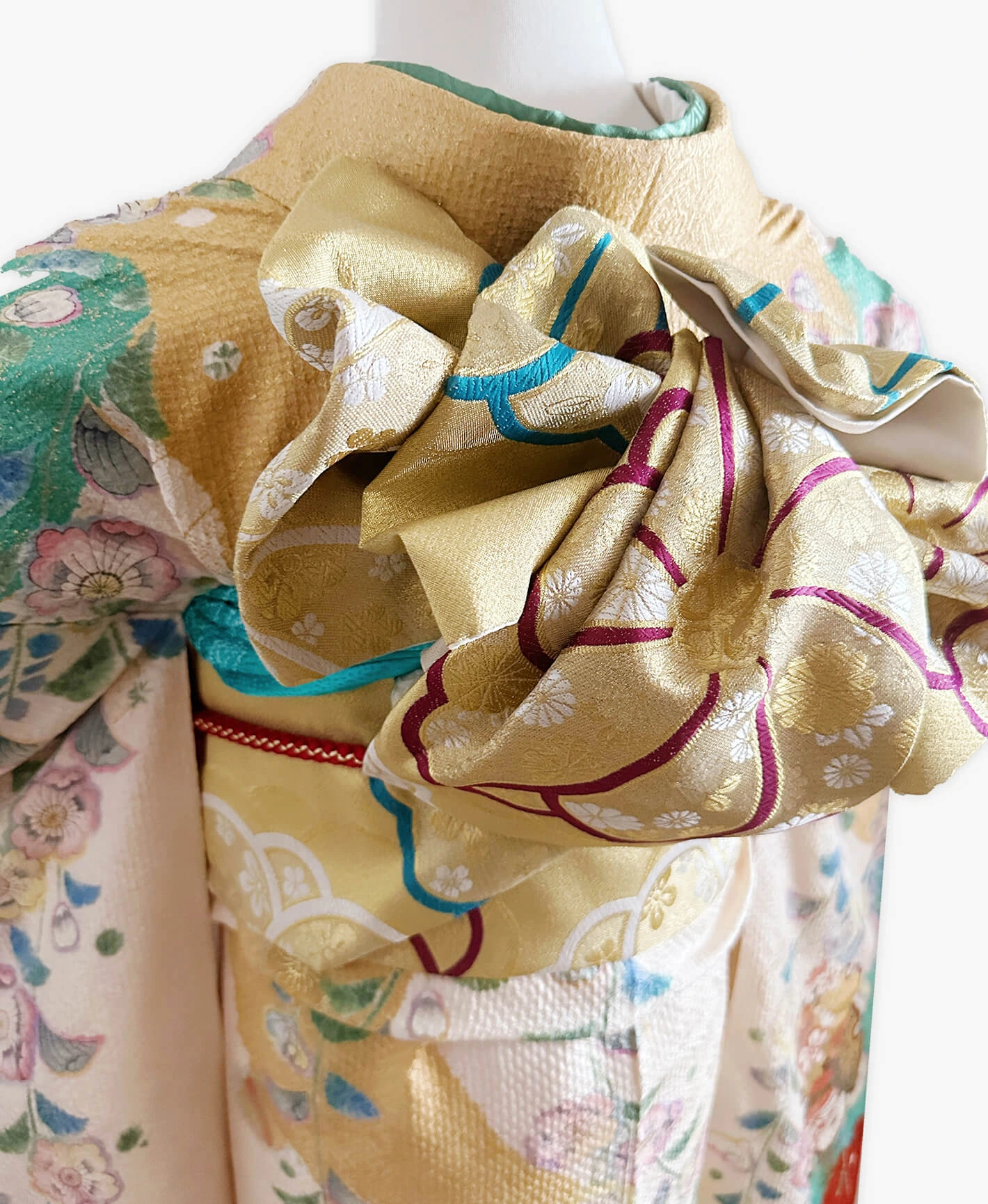 Ecru Tsujigahana Furisode - Image 4