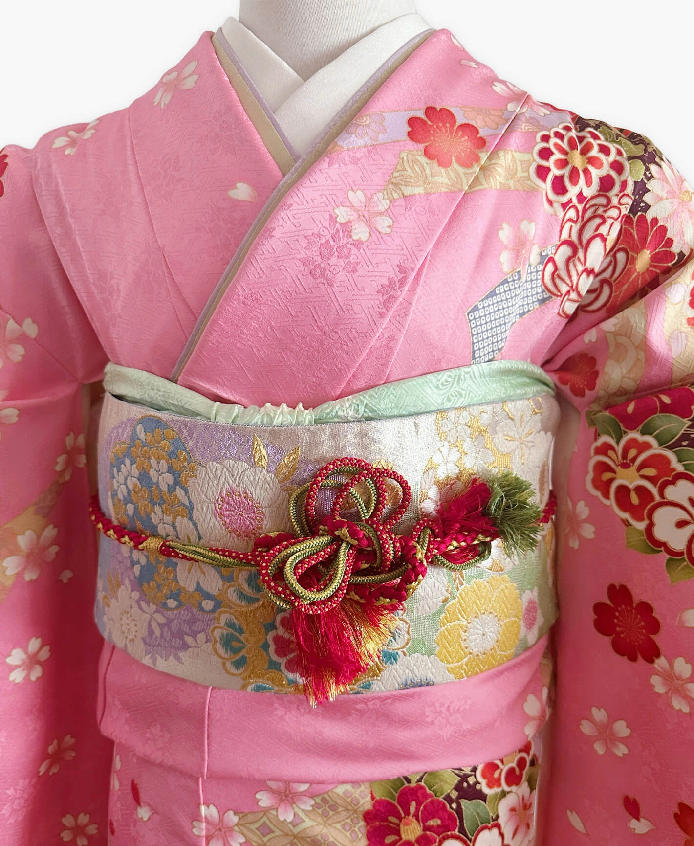 Magenta Peony Furisode - Image 3