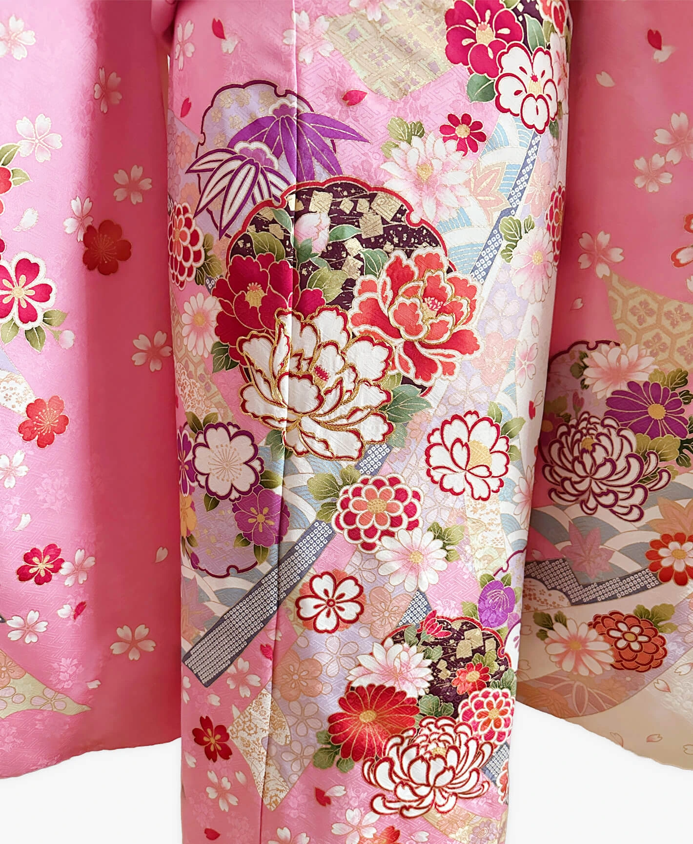 Magenta Peony Furisode - Image 5