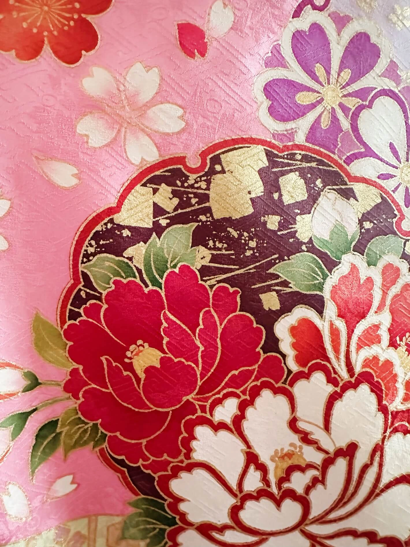 Magenta Peony Furisode - Image 9