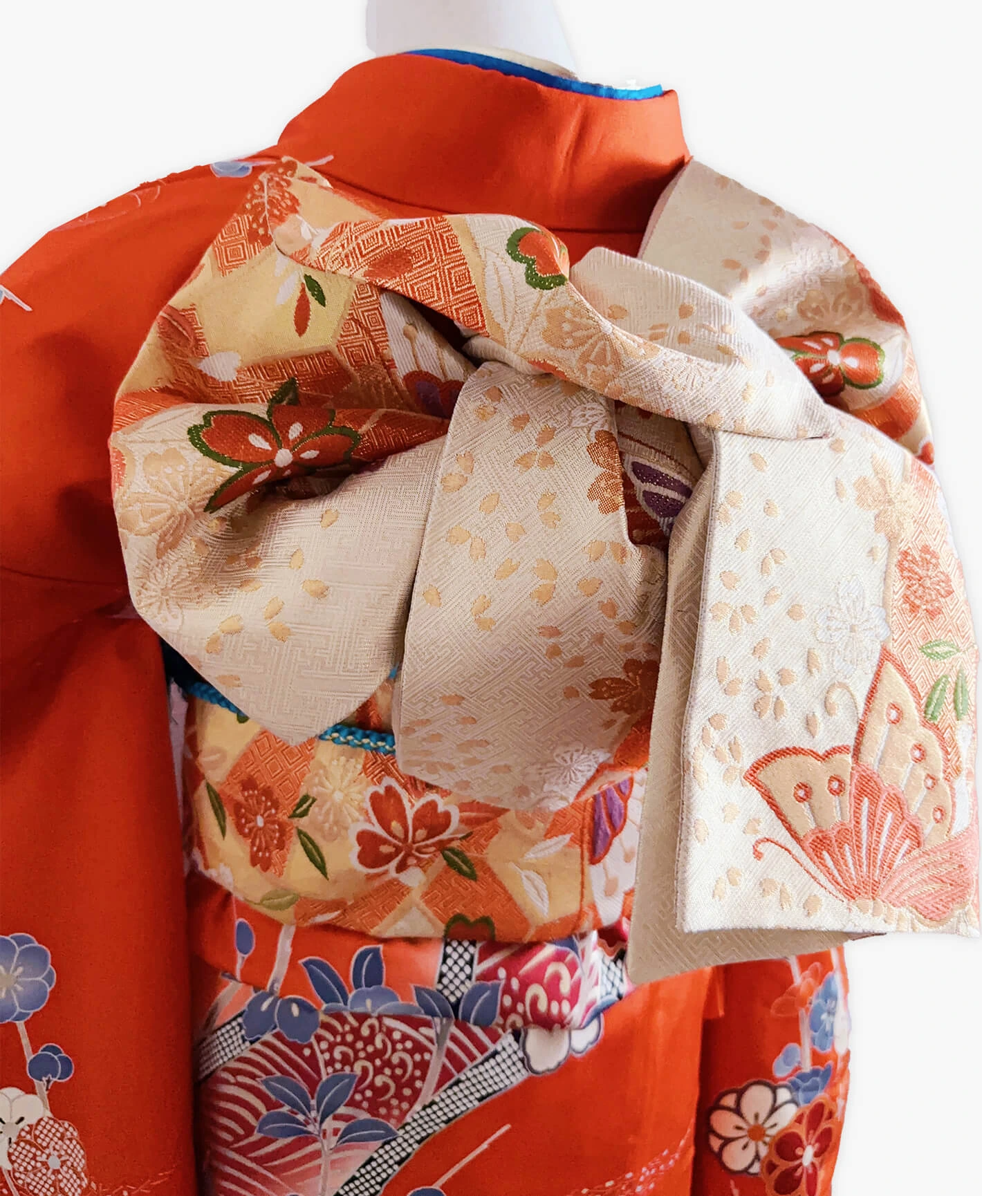 Orange Wave Furisode - Image 4