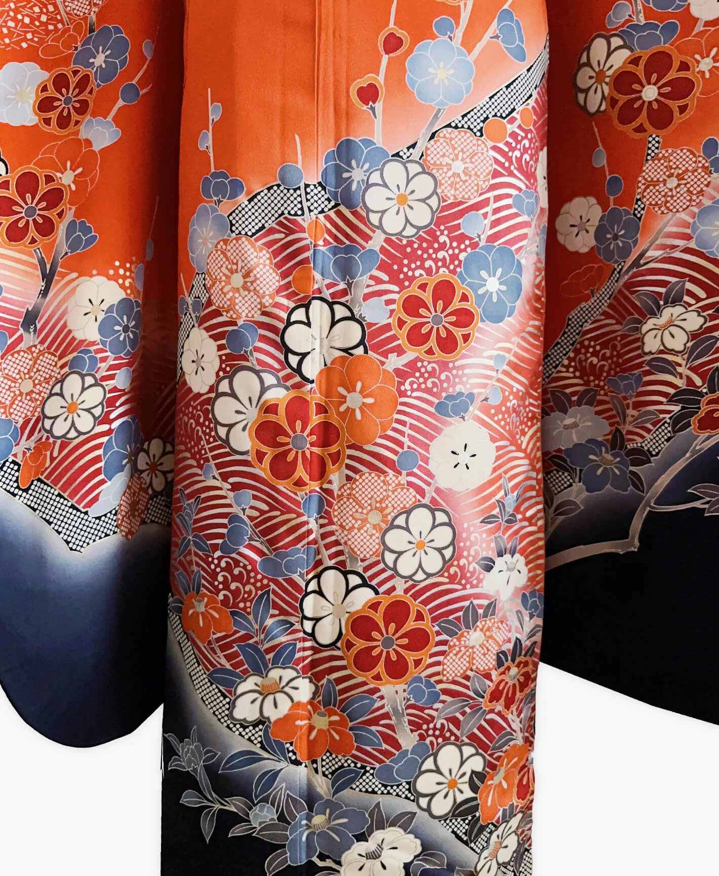 Orange Wave Furisode - Image 5