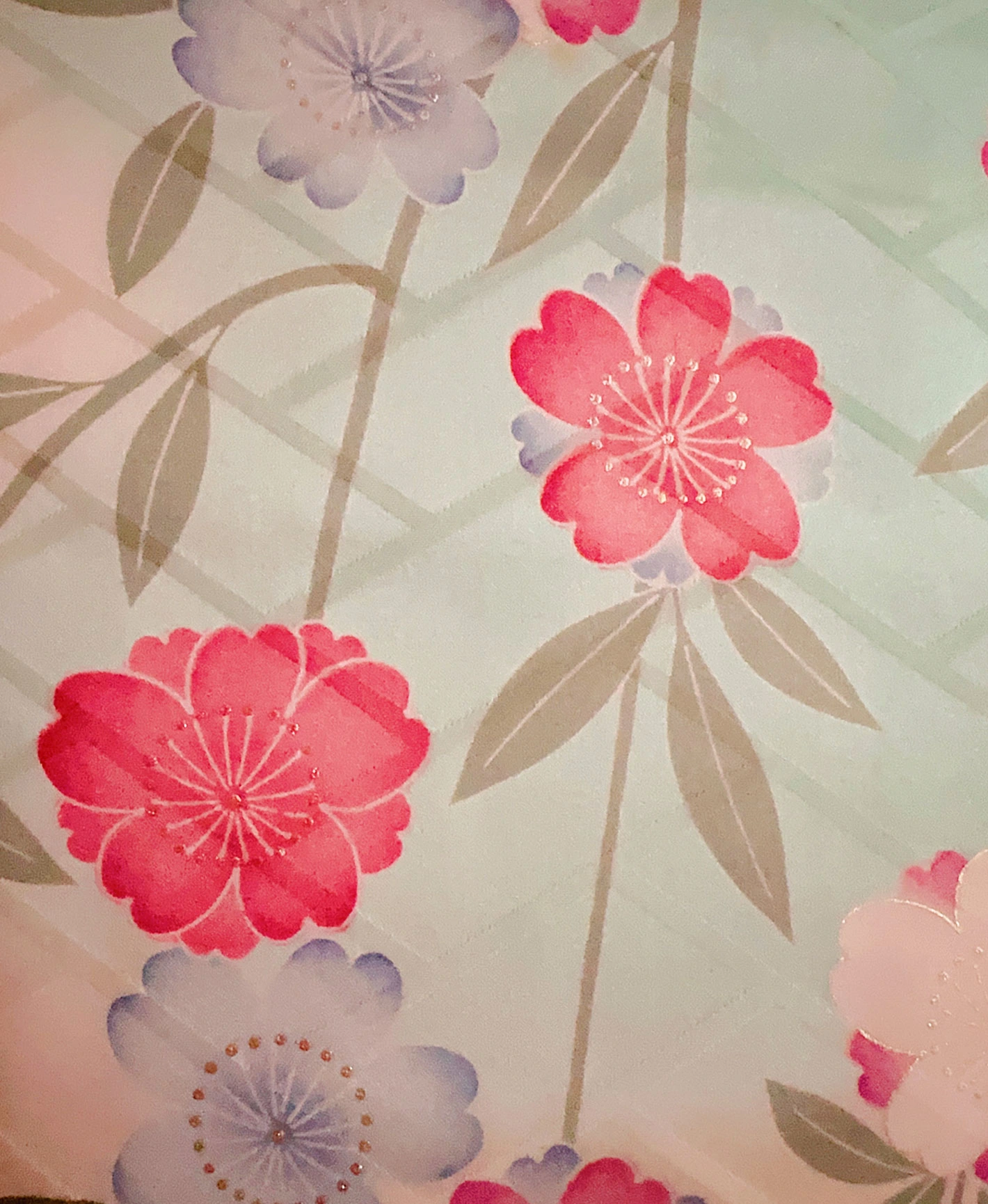 Green Weeping Sakura Furisode - Image 7