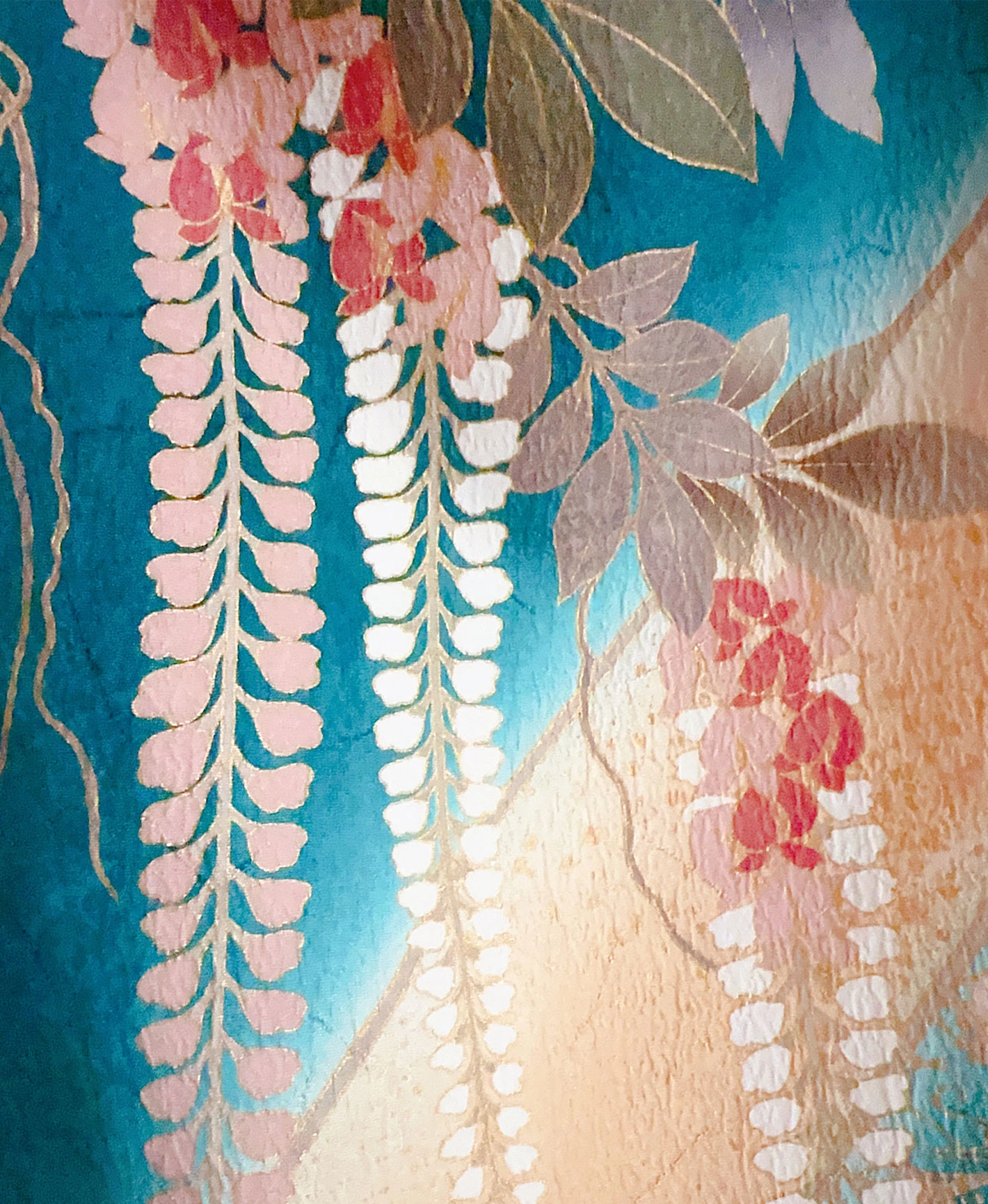 Dark Green Butterfly Furisode - Image 8