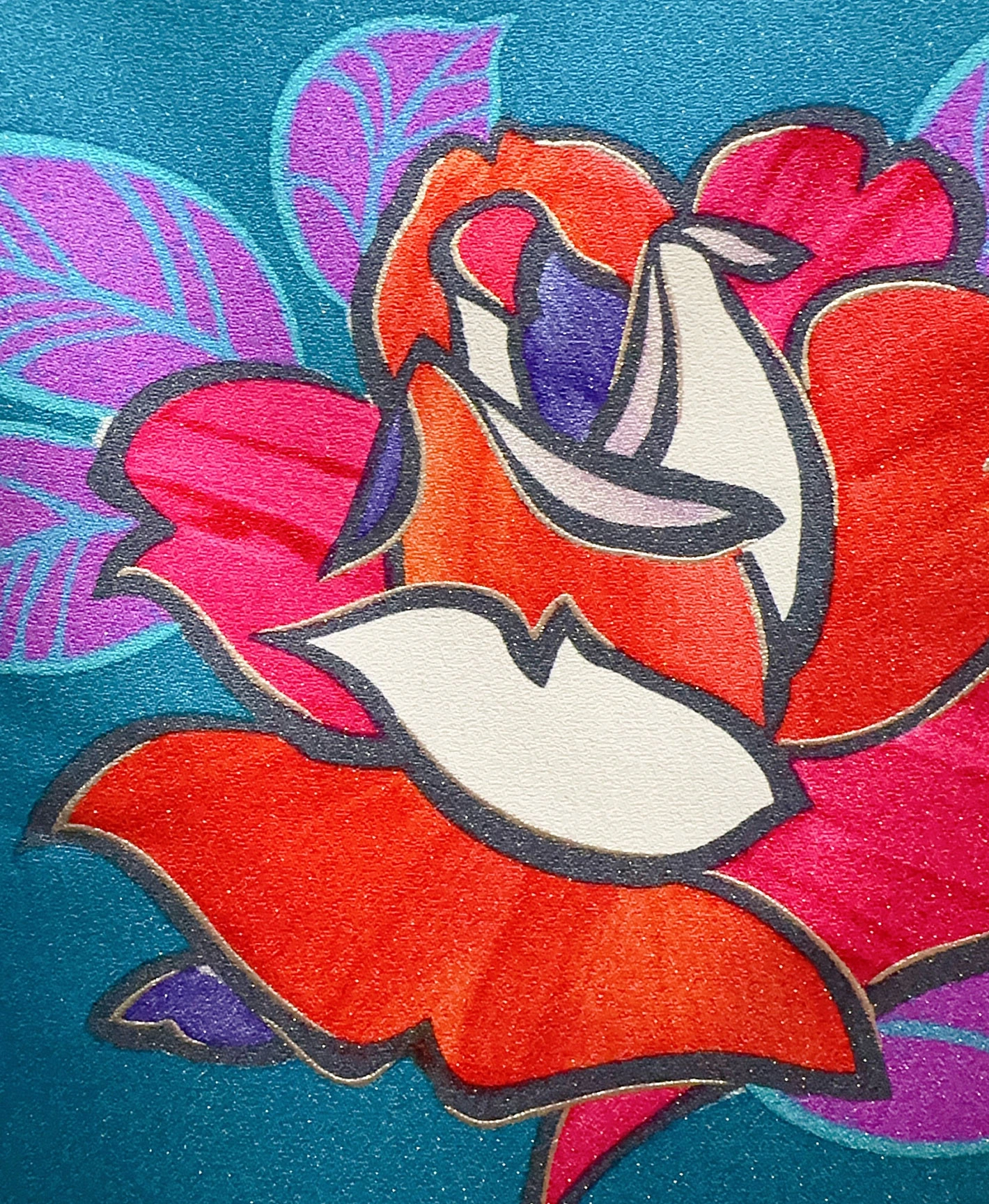 Blue Butterfly Floral Furisode - Image 7