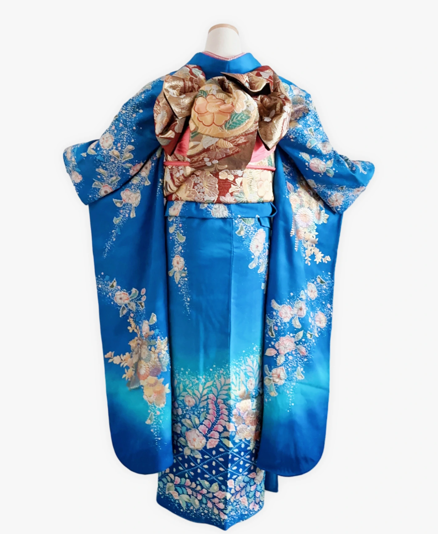 Indigo Tsujigahana Furisode - Image 2