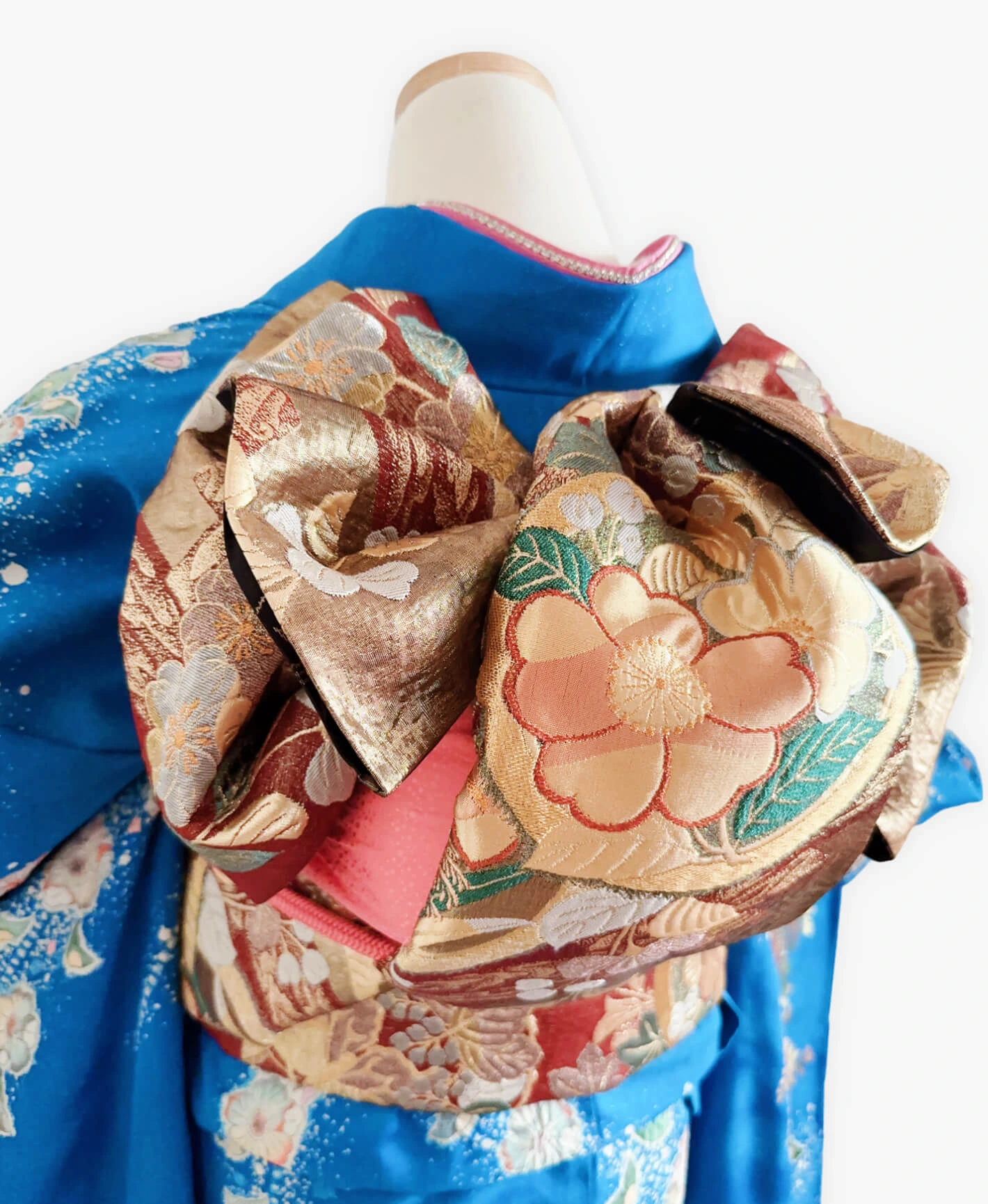 Indigo Tsujigahana Furisode - Image 4