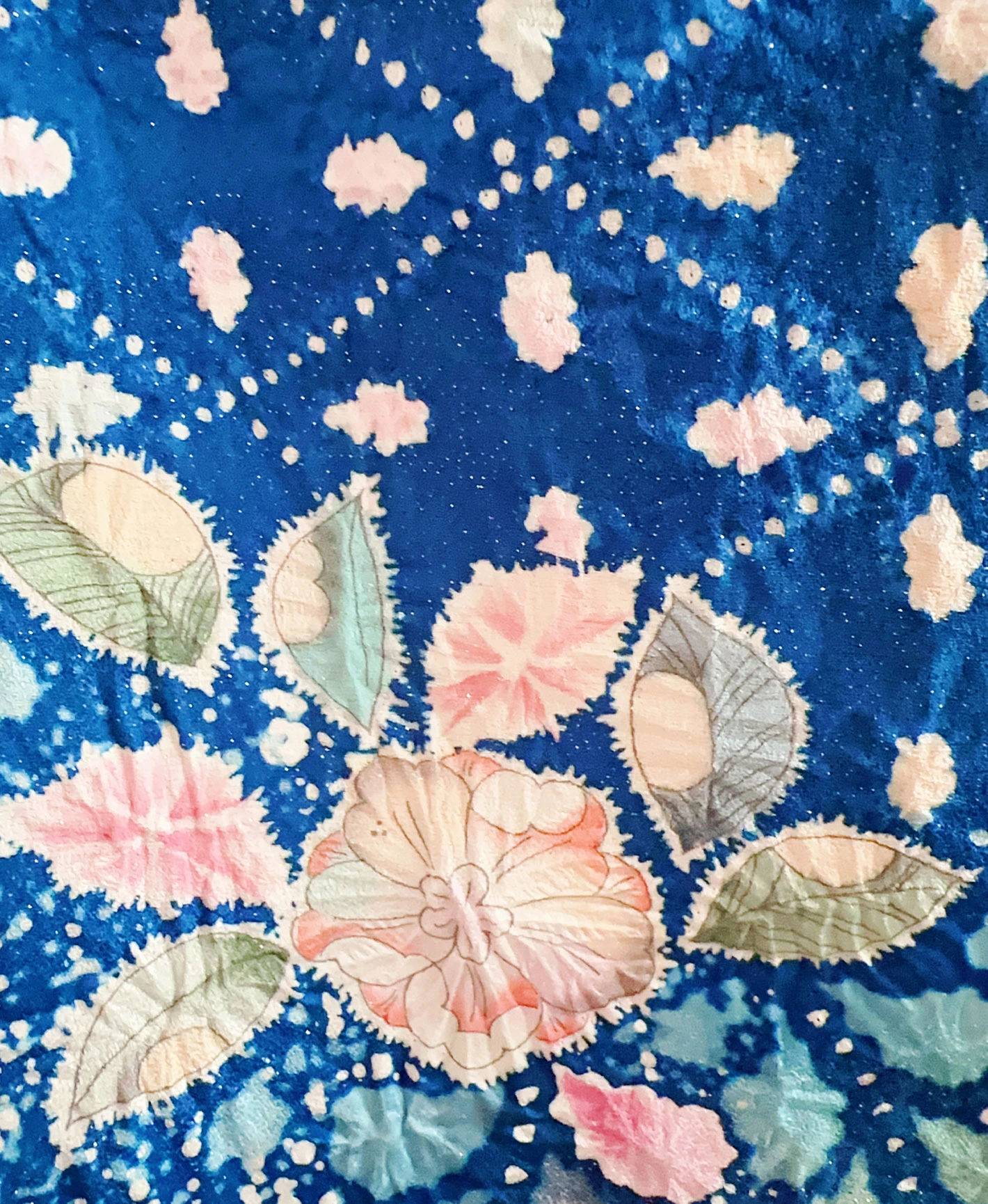 Indigo Tsujigahana Furisode - Image 8