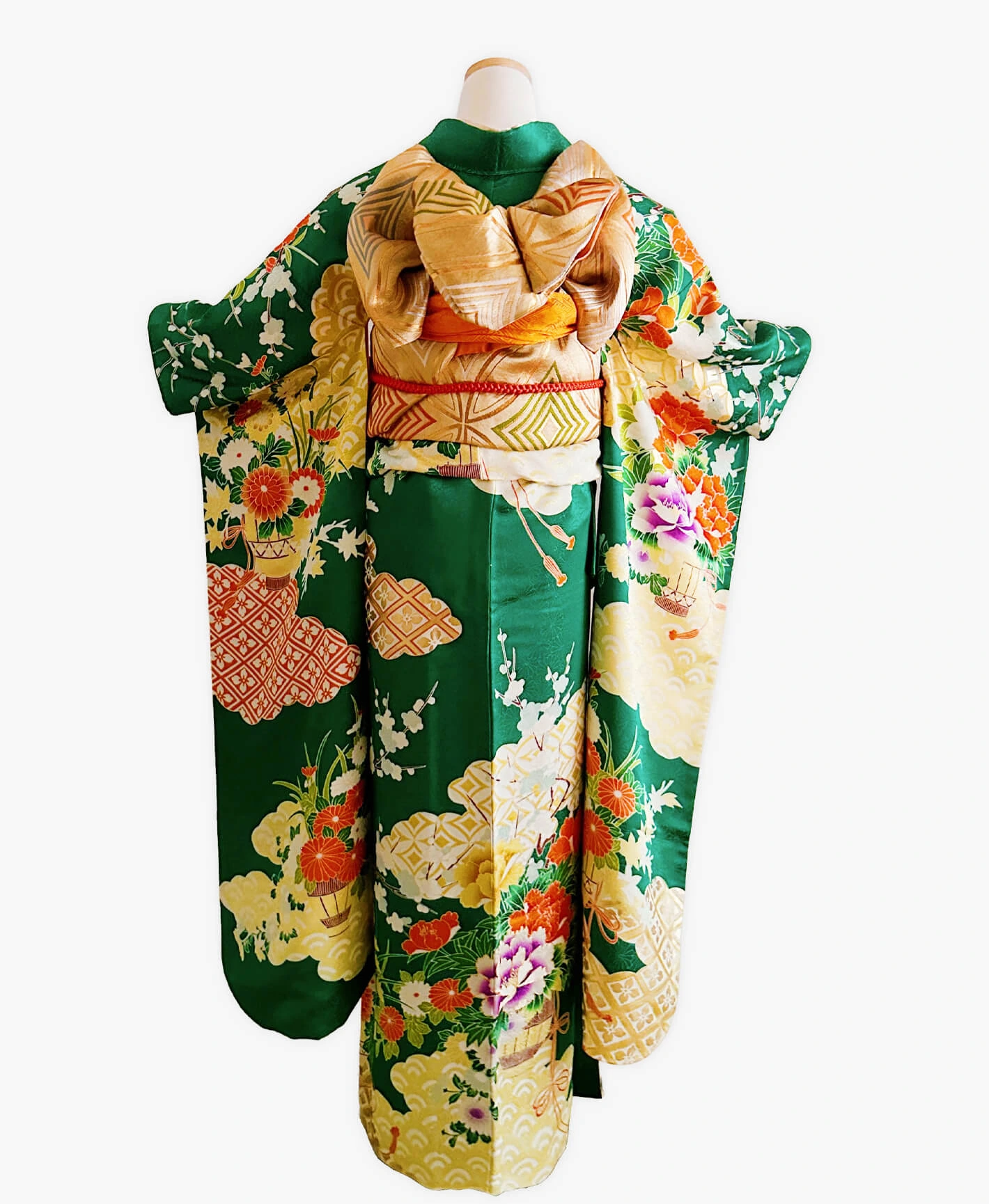 Verdant Peony Furisode - Image 2