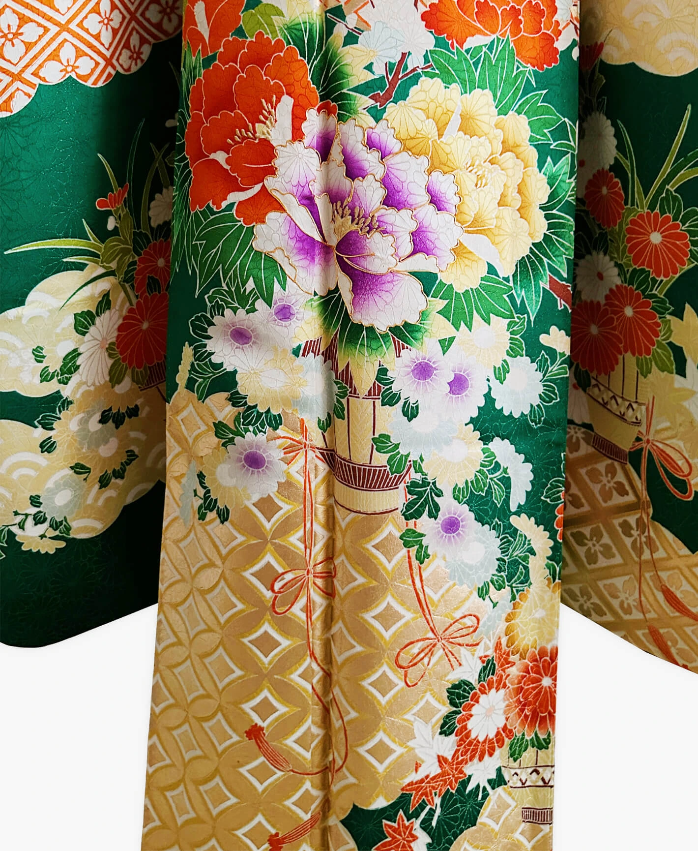 Verdant Peony Furisode - Image 5