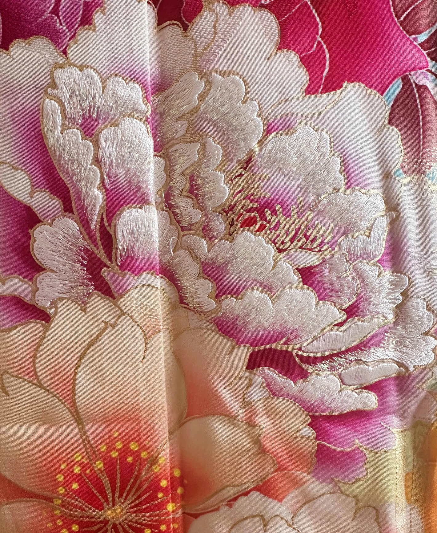 Sky Blue Floral Furisode - Image 7