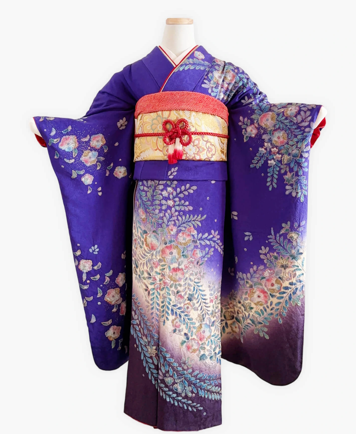 Purple Tsujigahana Furisode