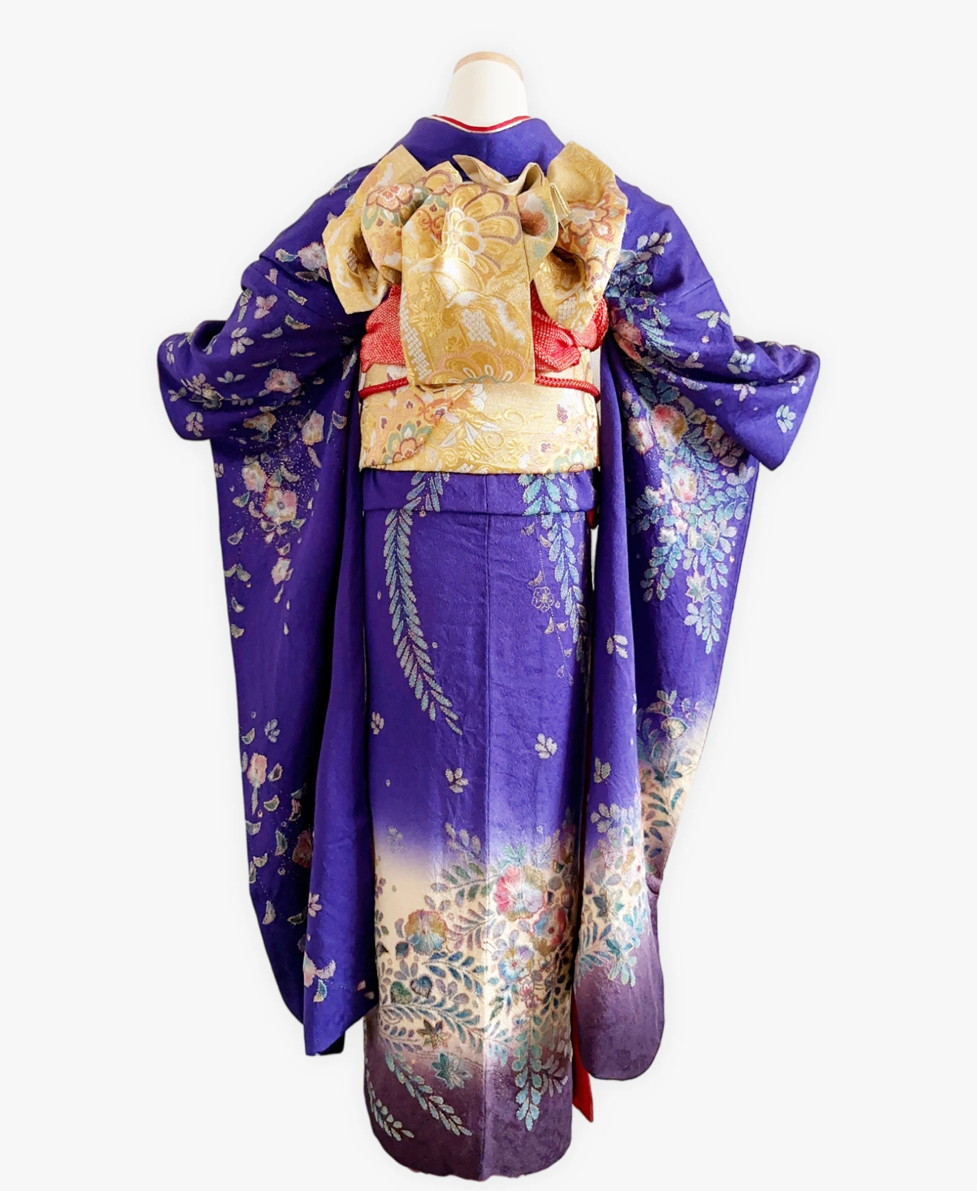 Purple Tsujigahana Furisode