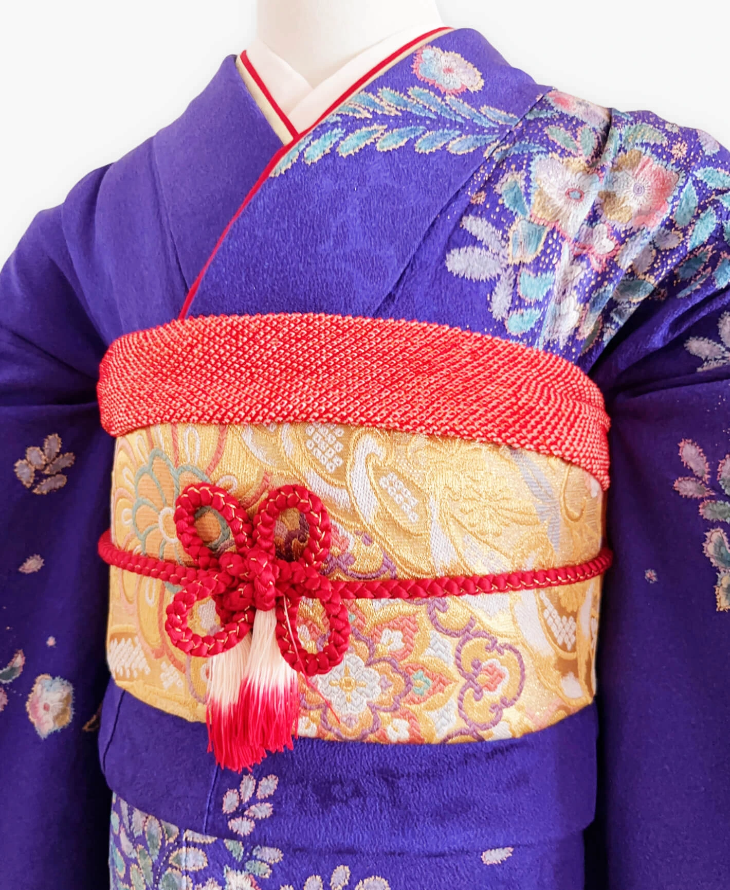 Purple Tsujigahana Furisode - Image 3