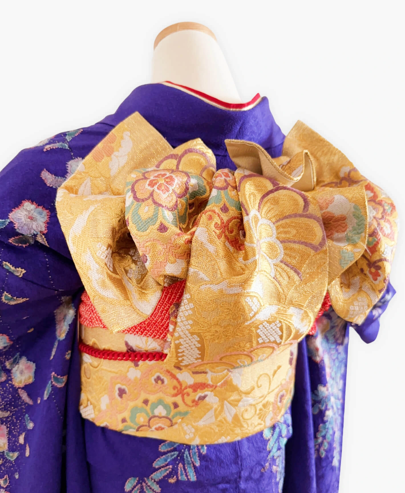 Purple Tsujigahana Furisode - Image 4