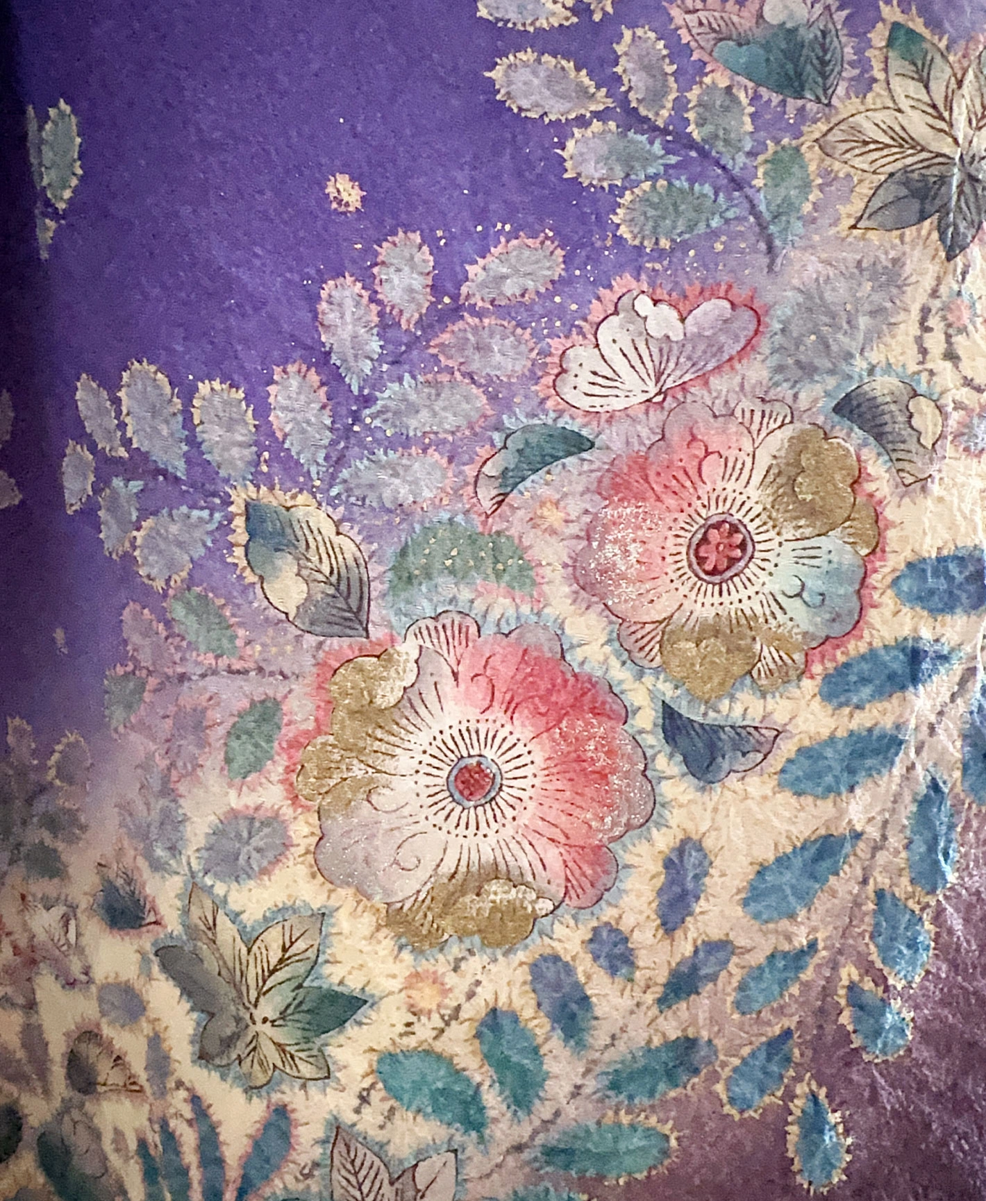 Purple Tsujigahana Furisode - Image 9