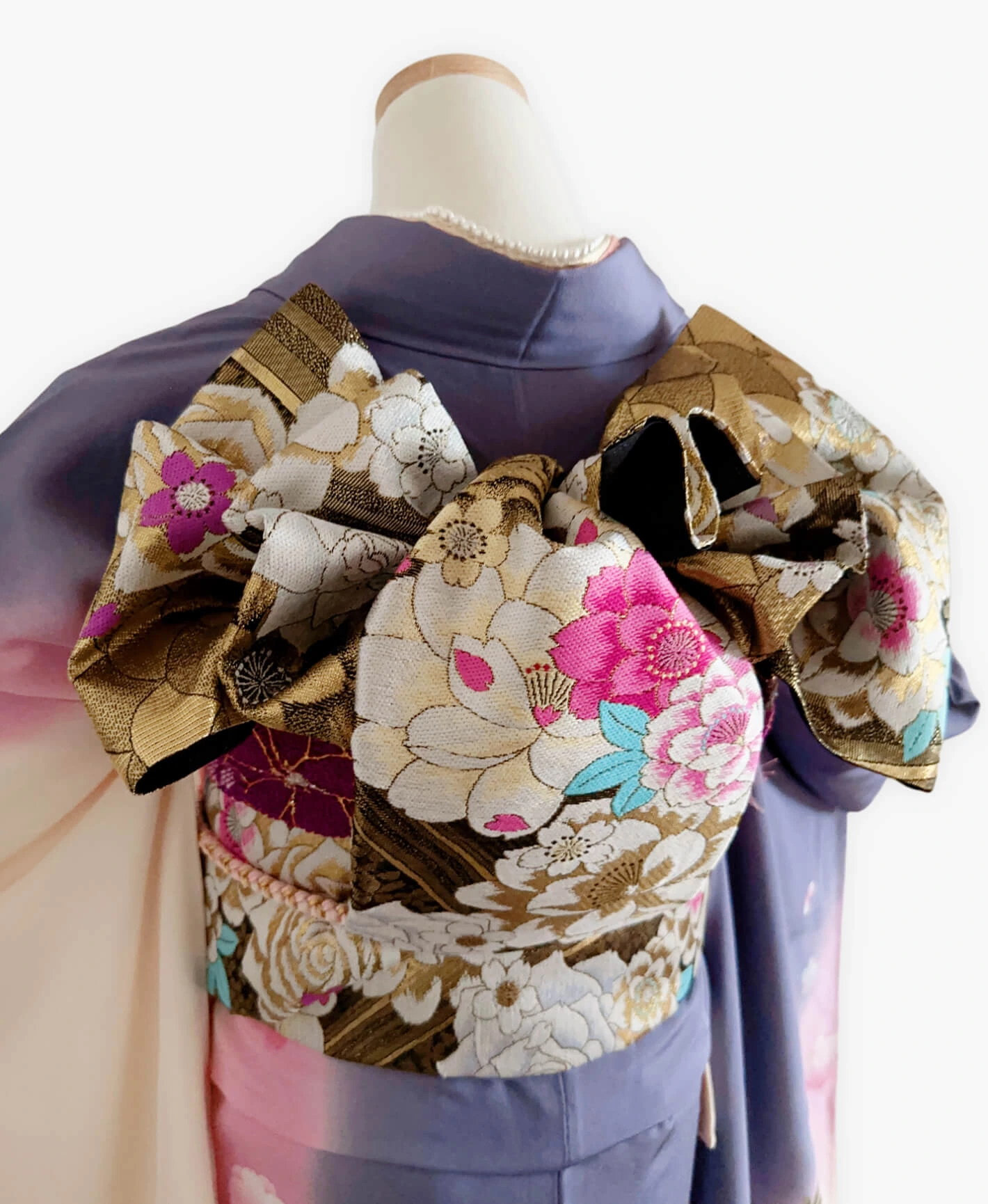 Ecru Sakura Blizzard Furisode - Image 4