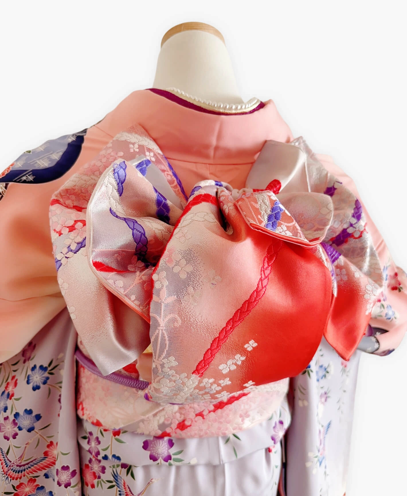 Amethyst Bird Sakura Furisode - Image 4