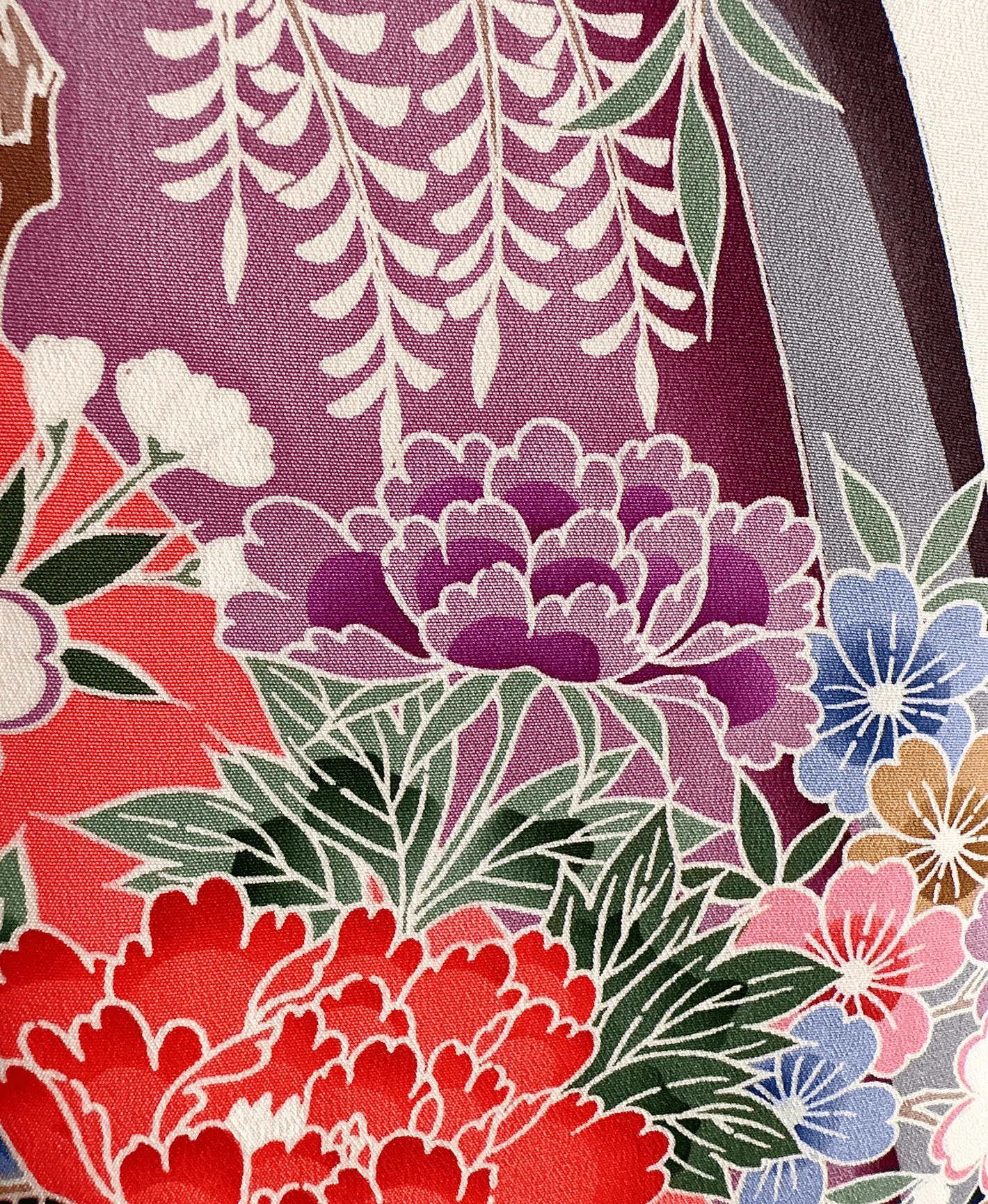 Amethyst Bird Sakura Furisode - Image 6