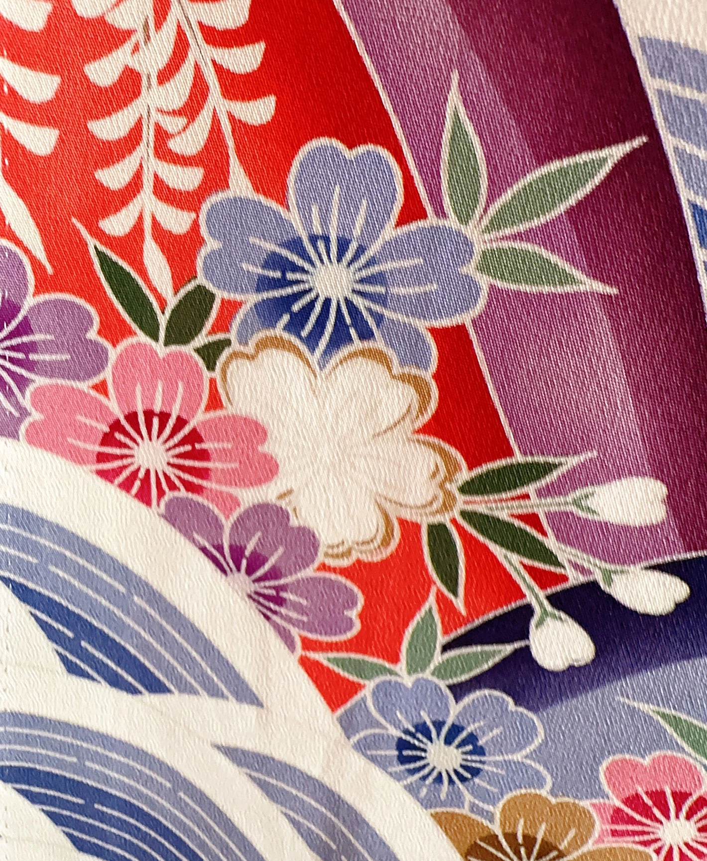 Amethyst Bird Sakura Furisode - Image 8