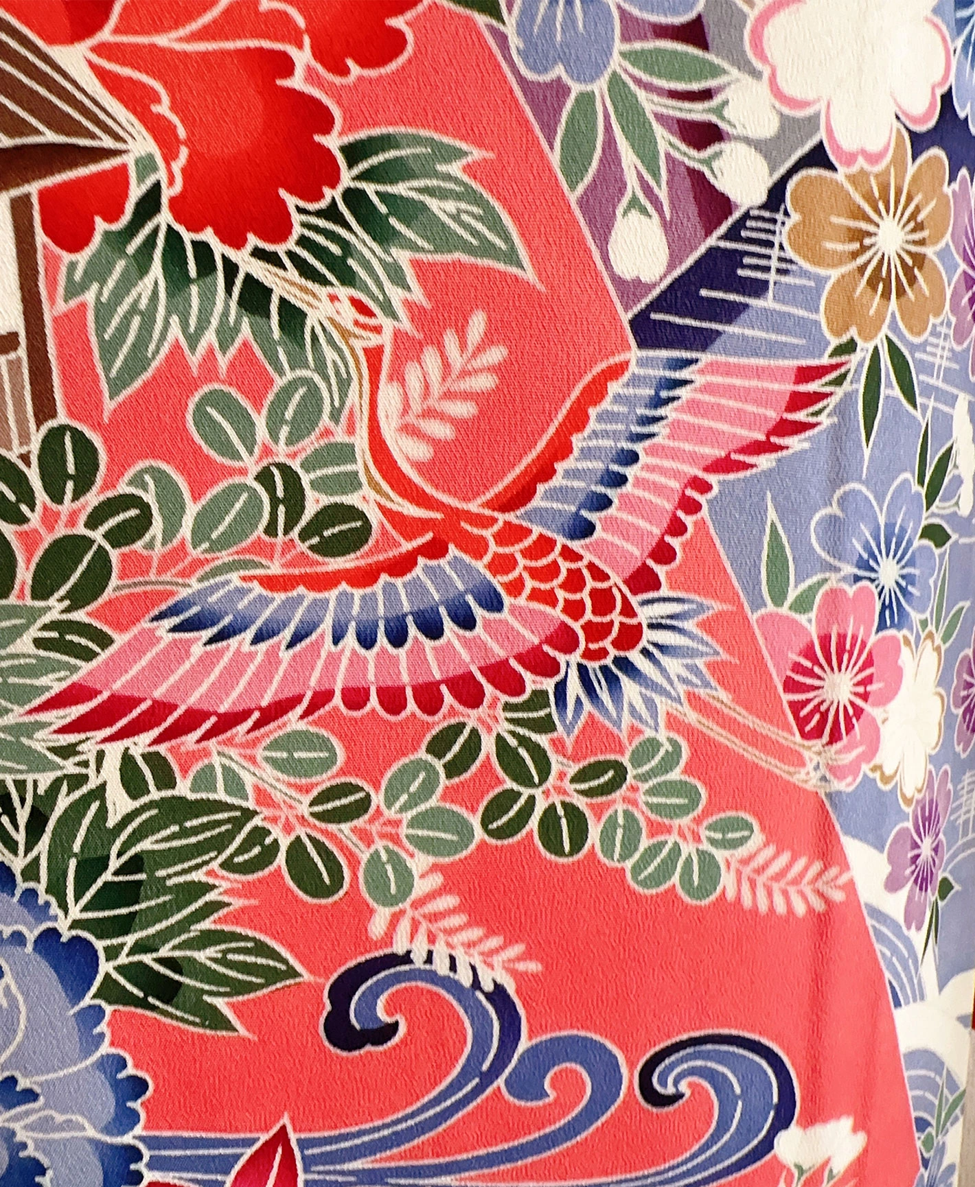 Amethyst Bird Sakura Furisode - Image 9