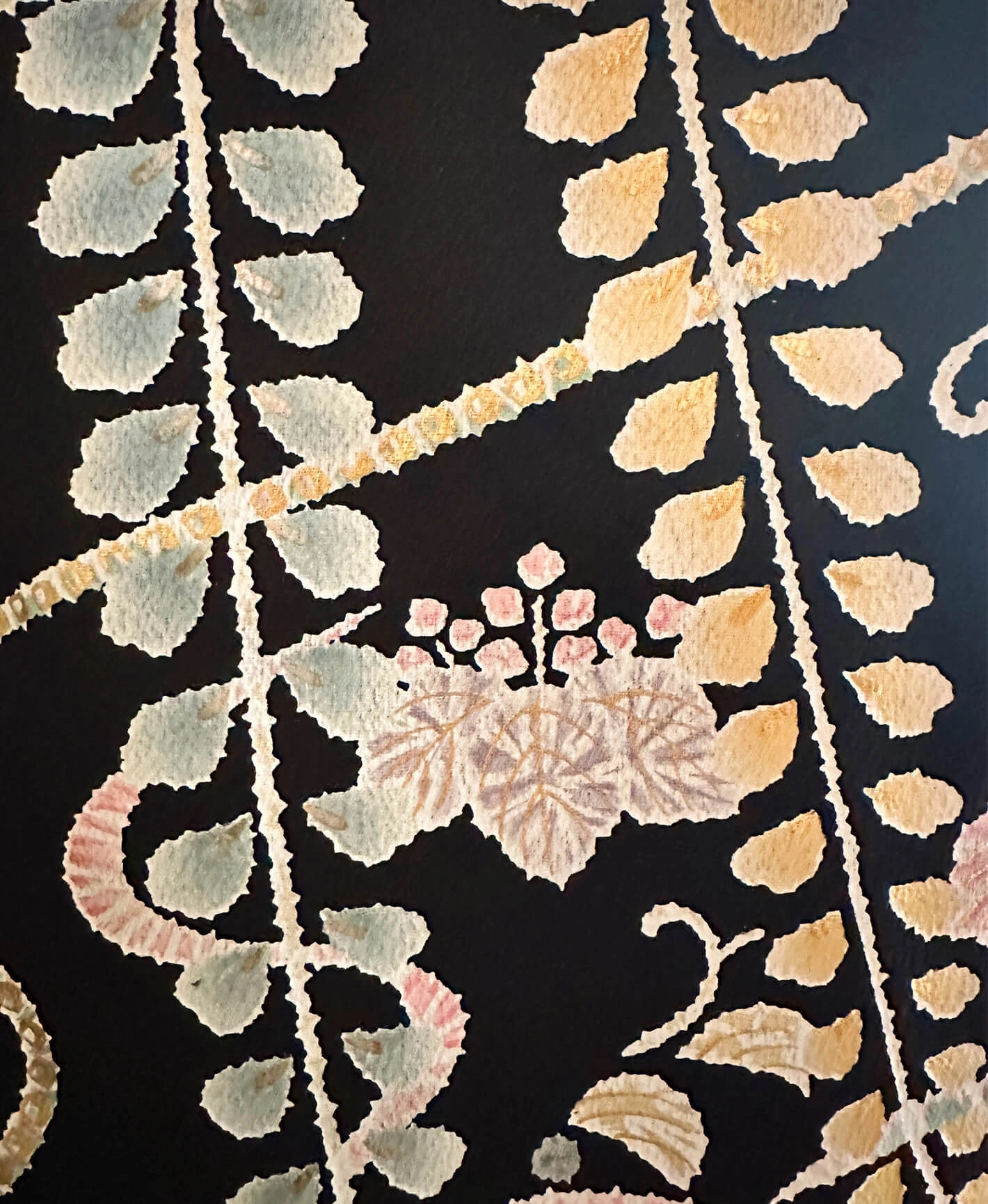 Black & Red Mandarin Duck Furisode - Image 7